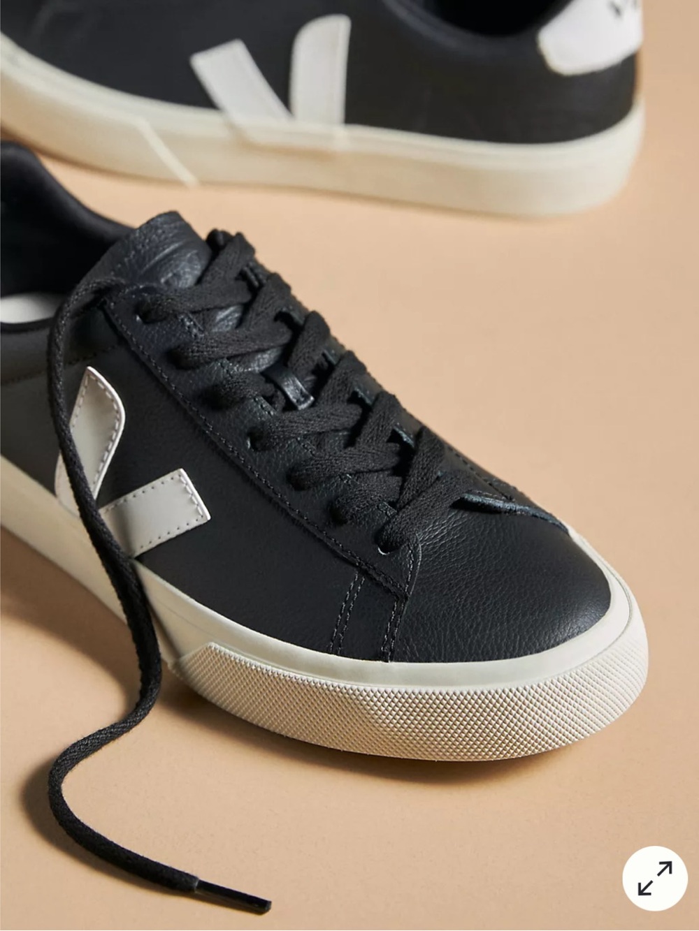 Veja Classic Black and White Sneakers